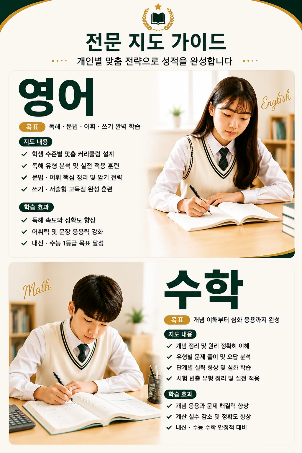 에듀가이드 학습 정보 이미지